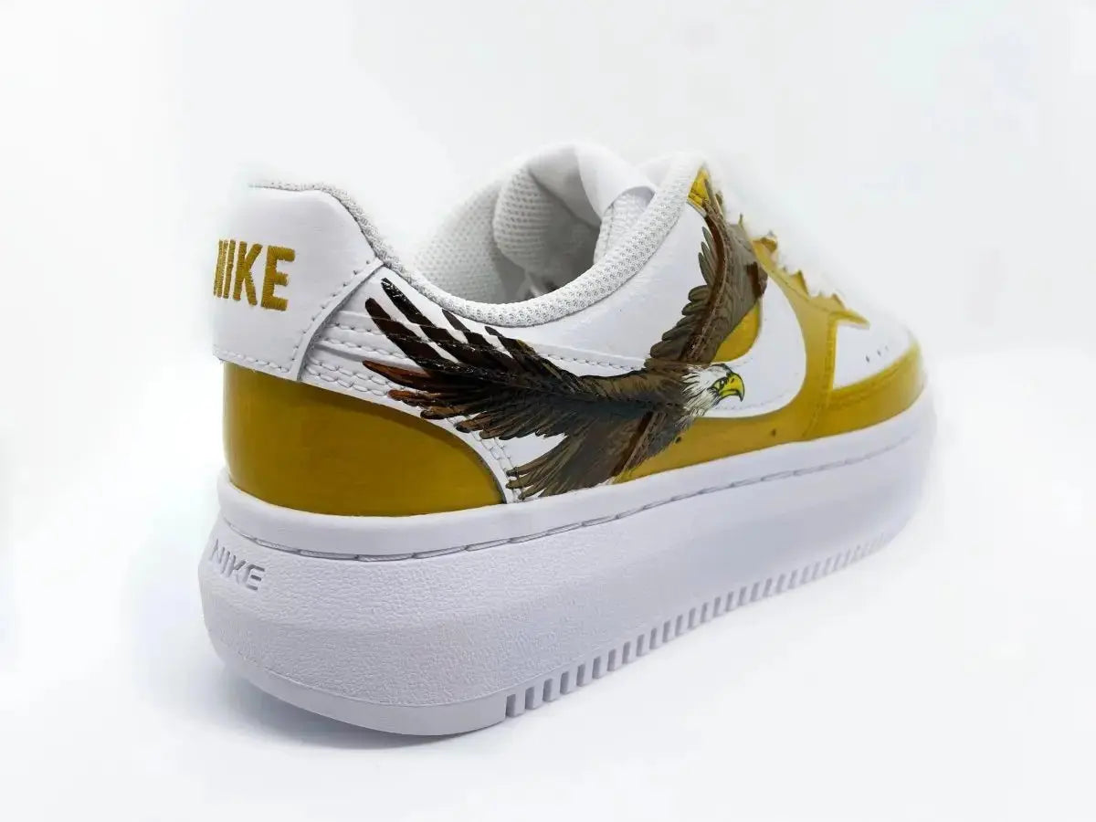 Hand Painted Artwork - Nike shoes for women Court Vision Alta Sneaker Sttelland Boutique