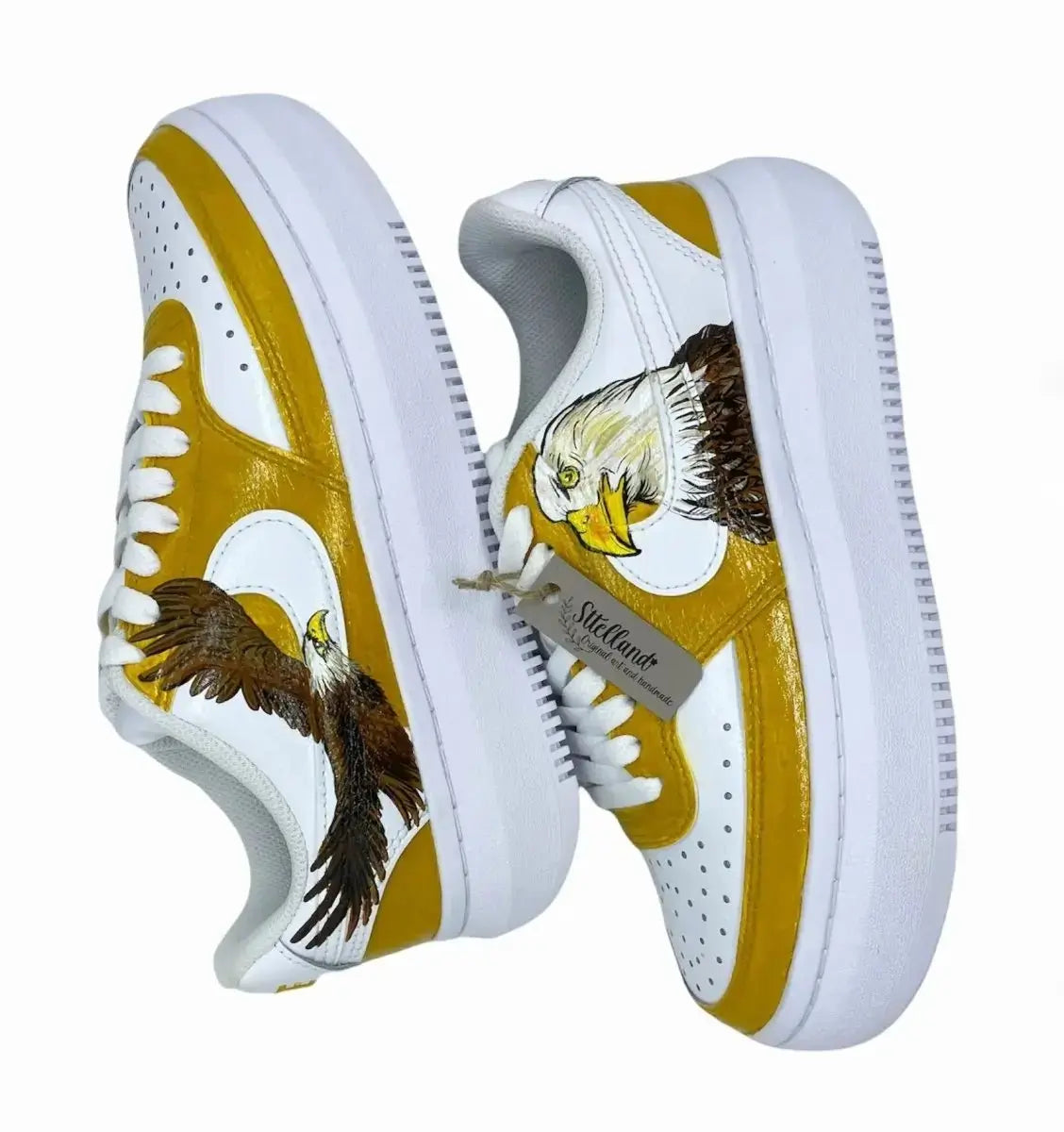 Hand Painted Artwork - Nike shoes for women Court Vision Alta Sneaker Sttelland Boutique