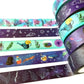 Washi Tape Bundles (5pcs) | Cute, Colorful | Sea Flowers | Wizard's Pack | Space Doodles | House Plants | Magic Flowers | custom washi tape Sttelland Boutique